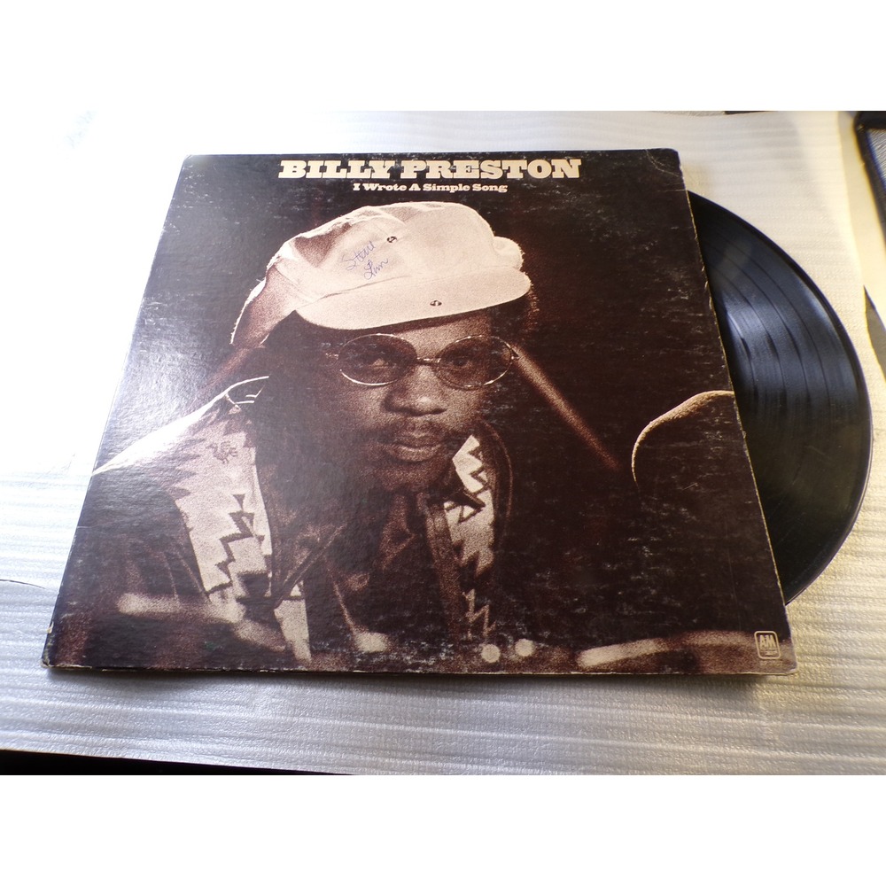 Billy Preston I Wrote A Simple Song Vinyl LP Album A&M Records SP-3507 Soul Funk